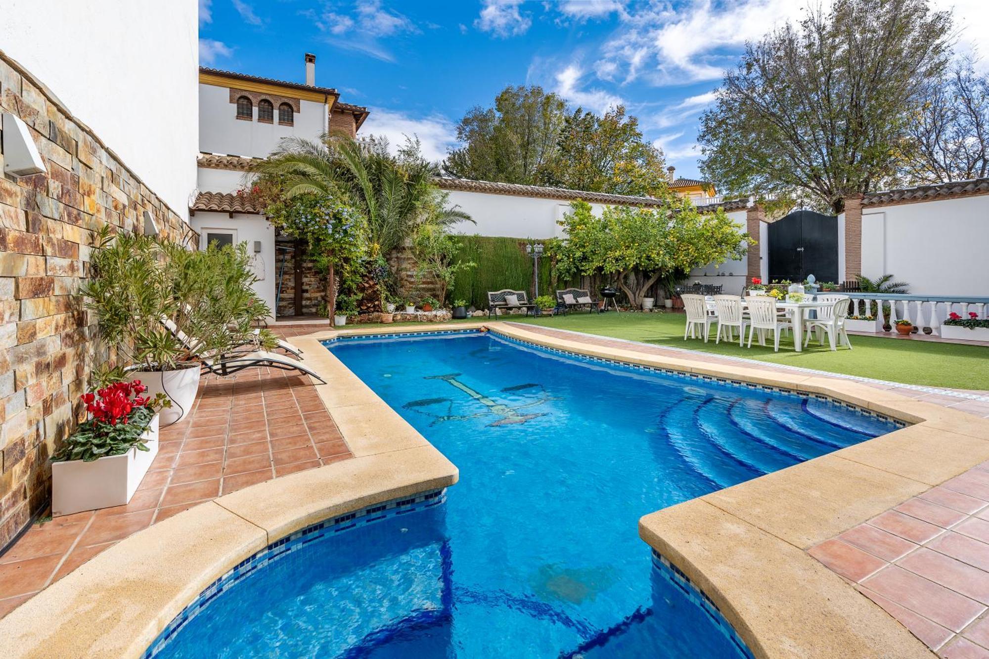Willa Casa De Amigos La Latina Con Piscina, Chimenea Y Barbacoa Illora Zewnętrze zdjęcie